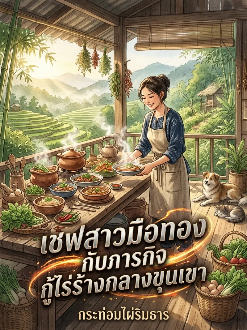 เชฟสาวมือทองกับภารกิจกู้ไร่ร้างกลางขุนเขา