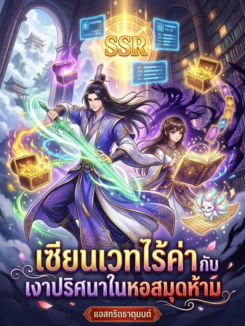 เซียนเวทไร้ค่ากับเงาปริศนาในหอสมุดต้องห้าม